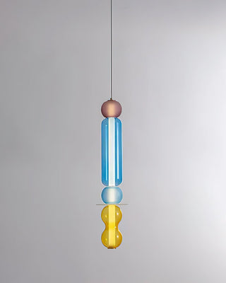 Lustra Suspension en Verre Coloré Moderne