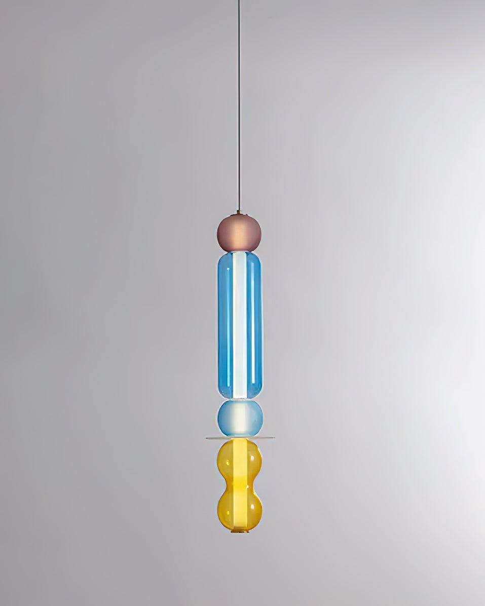 Emilenae Suspension en Verre Coloré Moderne