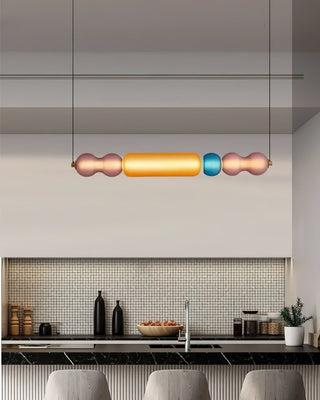 Lustra Suspension en Verre Coloré Moderne