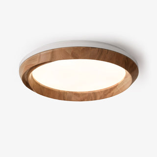 Aurdoreth Plafonnier Moderne Minimaliste Bois Ondulé