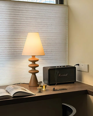 Zelms Lampe de Table Bois Moderne
