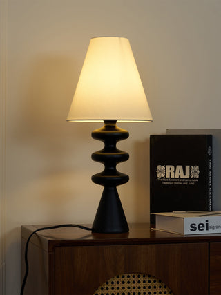Zelms Lampe de Table Bois Moderne