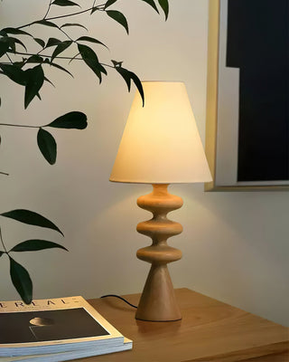 Zelms Lampe de Table Bois Moderne