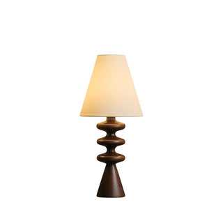 Zelms Lampe de Table Bois Moderne