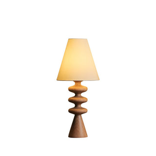 Zelms Lampe de Table Bois Moderne