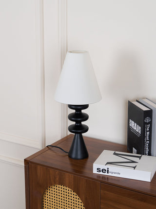 Zelms Lampe de Table Bois Moderne