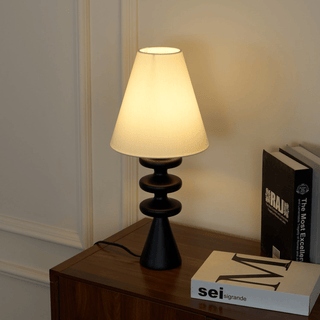 Zelms Lampe de Table Bois Moderne