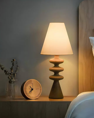 Zelms Lampe de Table Bois Moderne