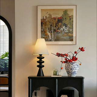 Zelms Lampe de Table Bois Moderne