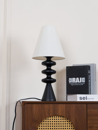 Zelms Lampe de Table Bois Moderne