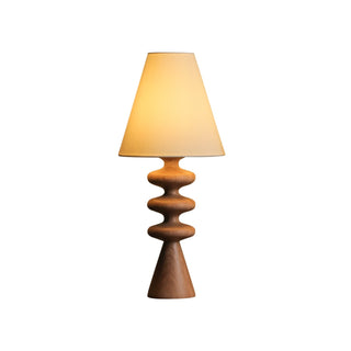 Zelms Lampe de Table Bois Moderne