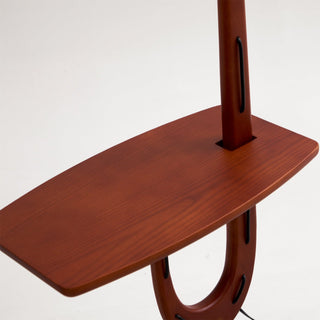Vemara Lampadaire en Bois Style du Milieu du Siècle