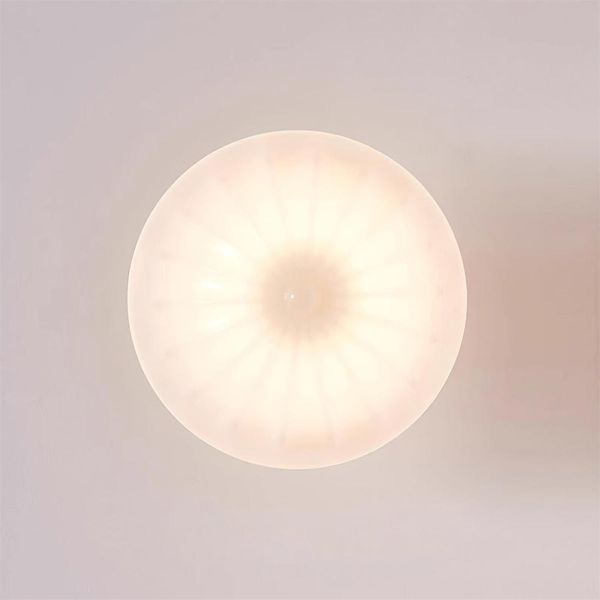 Evola Vintage Opal Glass Ceiling Light-Neutral Decor