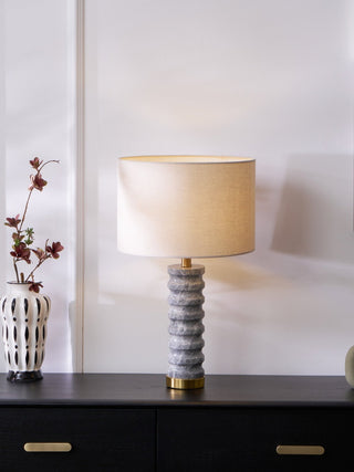 Petirielle Lampe de Table en Pierre Moderne
