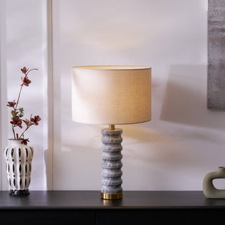 Petirielle Lampe de Table en Pierre Moderne