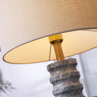 Petirielle Lampe de Table en Pierre Moderne