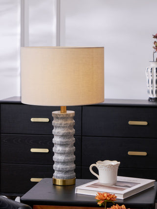 Petirielle Lampe de Table en Pierre Moderne
