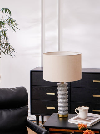 Petirielle Lampe de Table en Pierre Moderne