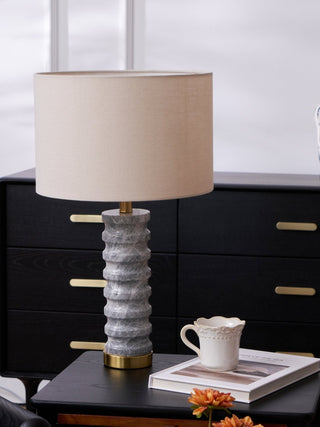 Petirielle Lampe de Table en Pierre Moderne