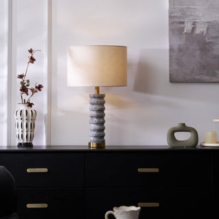 Petirielle Lampe de Table en Pierre Moderne