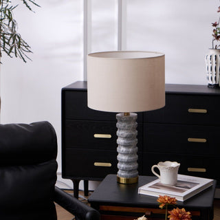 Petirielle Lampe de Table en Pierre Moderne