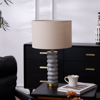 Petirielle Lampe de Table en Pierre Moderne