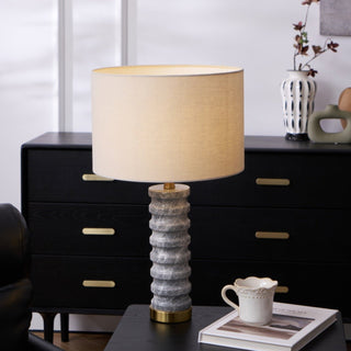 Petirielle Lampe de Table en Pierre Moderne