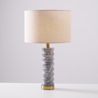 Petirielle Lampe de Table en Pierre Moderne