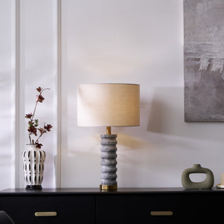 Petirielle Lampe de Table en Pierre Moderne
