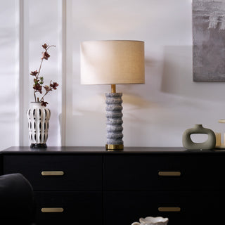 Petirielle Lampe de Table en Pierre Moderne