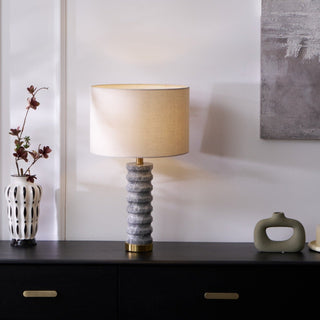 Petirielle Lampe de Table en Pierre Moderne