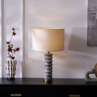 Petirielle Lampe de Table en Pierre Moderne