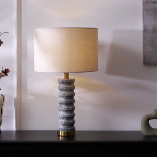 Petirielle Lampe de Table en Pierre Moderne