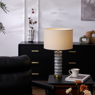 Petirielle Lampe de Table en Pierre Moderne