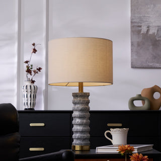 Petirielle Lampe de Table en Pierre Moderne