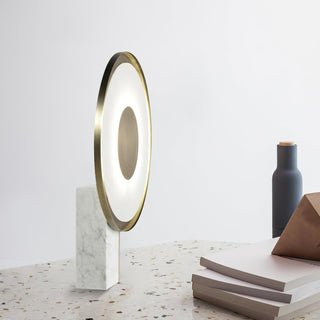 Tessain Lampe de Table Minimaliste en Marbre