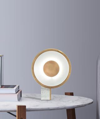 Tessain Lampe de Table Minimaliste en Marbre