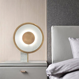 Tessain Lampe de Table Minimaliste en Marbre