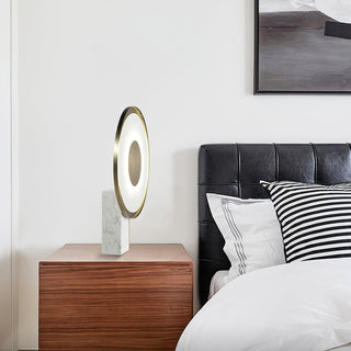Tessain Lampe de Table Minimaliste en Marbre