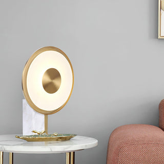 Tessain Lampe de Table Minimaliste en Marbre