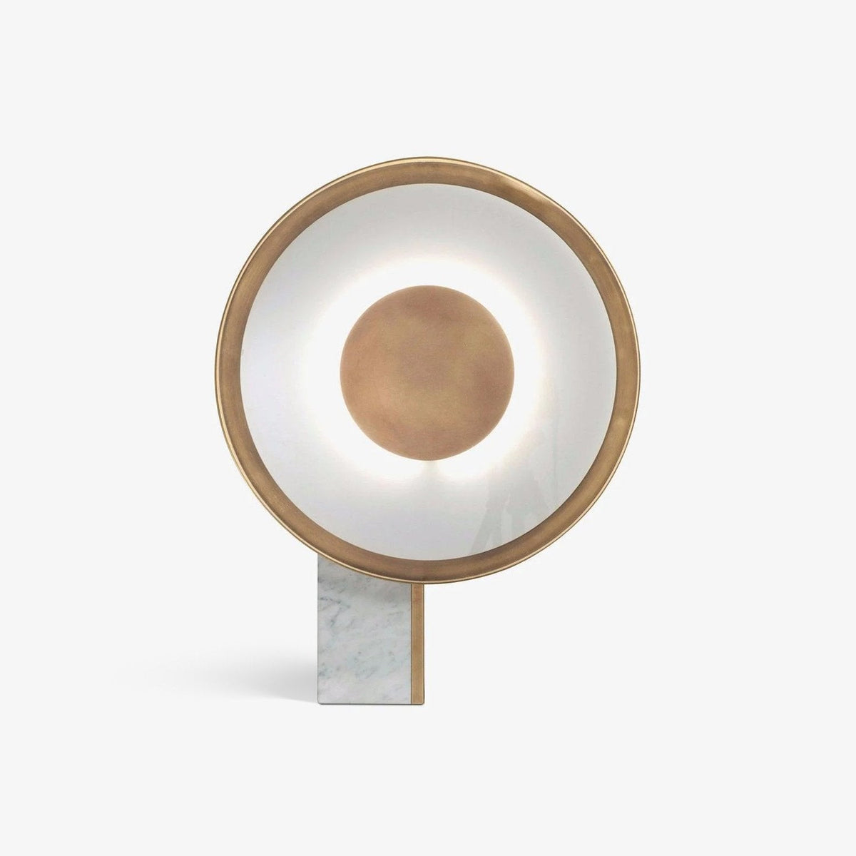 Tessain Lampe de Table Minimaliste en Marbre