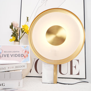 Tessain Lampe de Table Minimaliste en Marbre