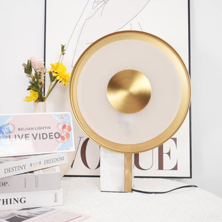 Tessain Lampe de Table Minimaliste en Marbre