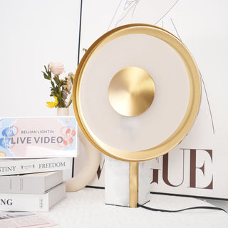 Tessain Lampe de Table Minimaliste en Marbre