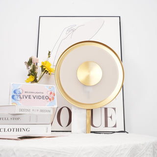 Tessain Lampe de Table Minimaliste en Marbre