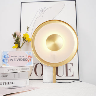 Tessain Lampe de Table Minimaliste en Marbre