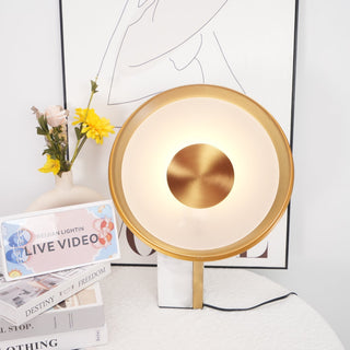 Tessain Lampe de Table Minimaliste en Marbre