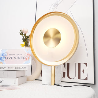 Tessain Lampe de Table Minimaliste en Marbre