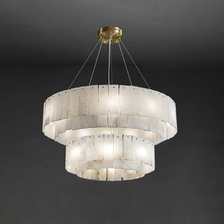Zelaean Albâtre Ronde Pendentif Lumière