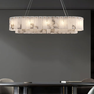 Zelaean Albâtre Ronde Pendentif Lumière